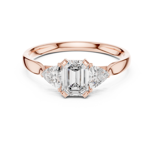 Brilliant Trillion Diamond Ring