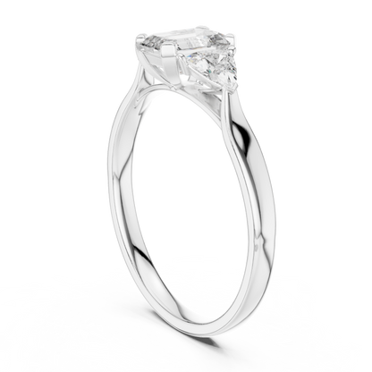 Brilliant Trillion Diamond Ring