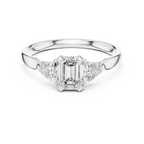 Brilliant Trillion Diamond Ring