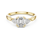 Brilliant Trillion Diamond Ring
