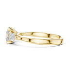 Golden Grace Three Diamond Ring