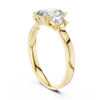 Elegant Gold Emerald Diamond Ring