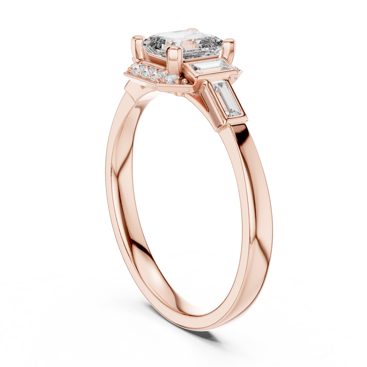 Timeless Gold Engagement Ring