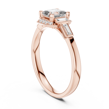 Timeless Gold Engagement Ring