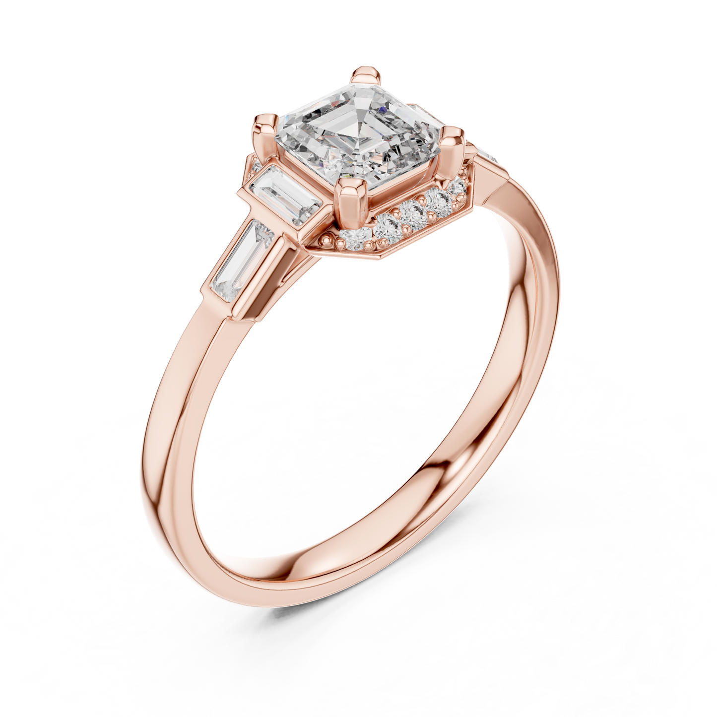 Timeless Gold Engagement Ring
