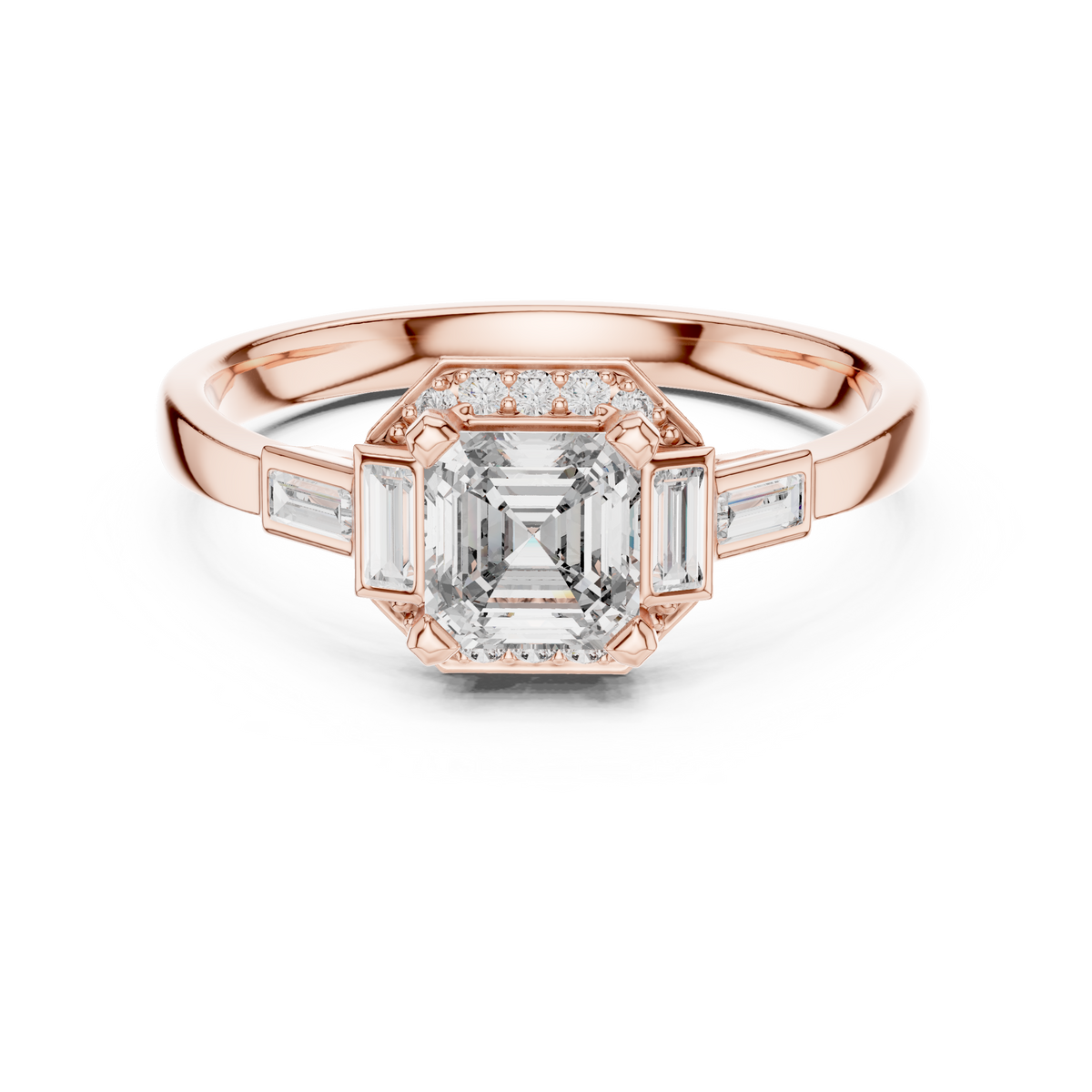 Timeless Gold Engagement Ring