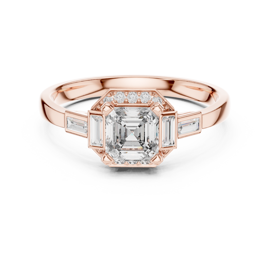 Timeless Gold Engagement Ring