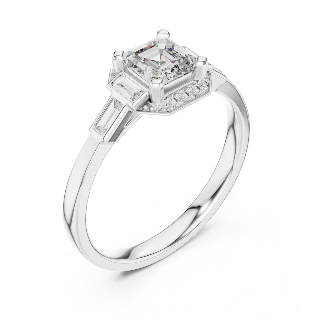 Timeless Gold Engagement Ring
