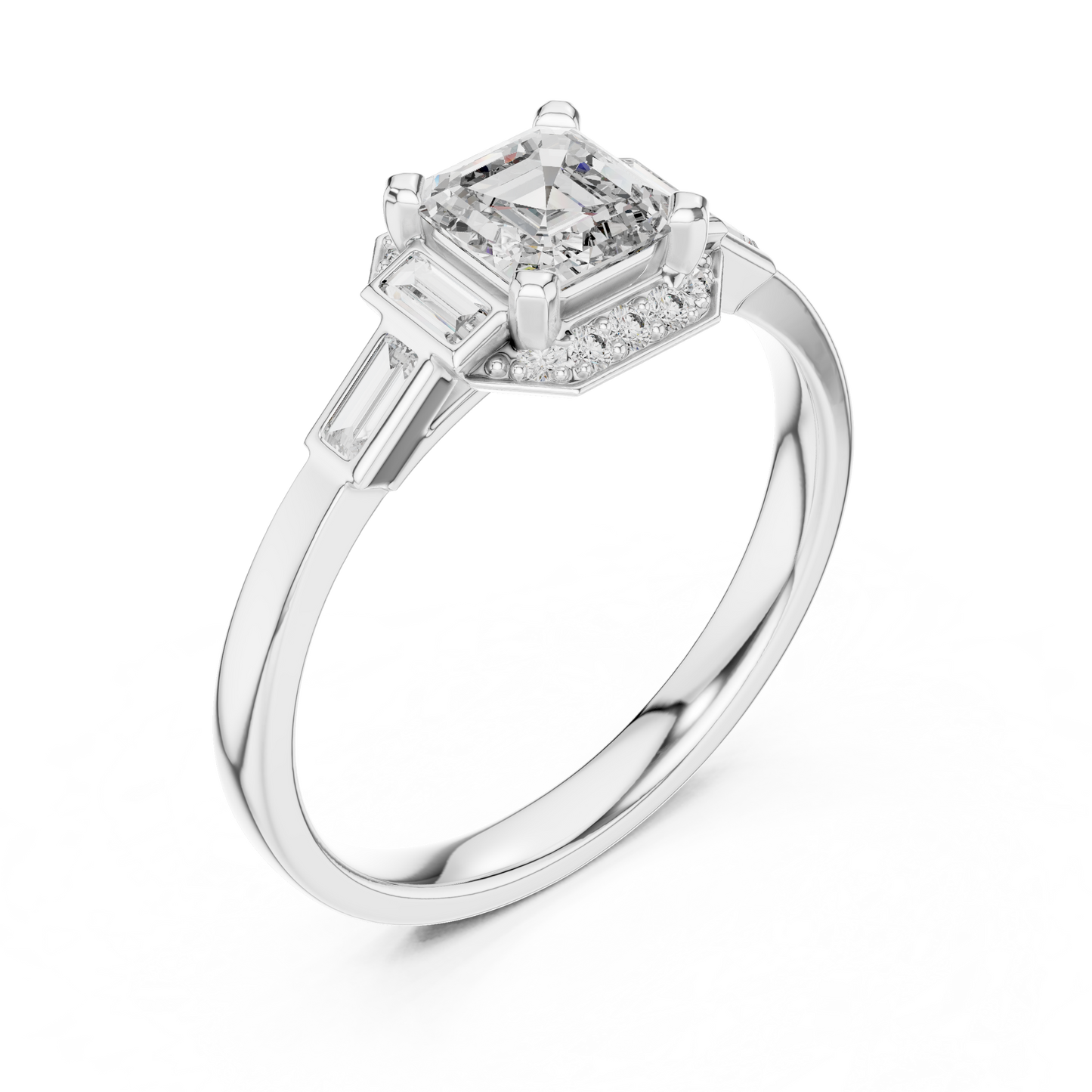 Timeless Gold Engagement Ring