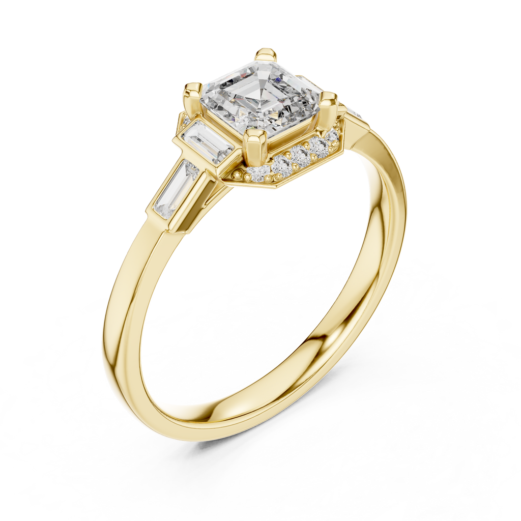 Timeless Gold Engagement Ring