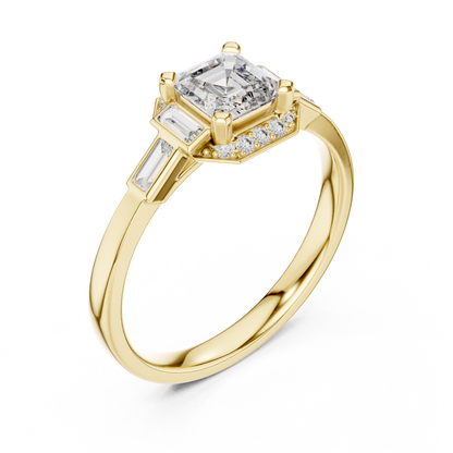 Timeless Gold Engagement Ring