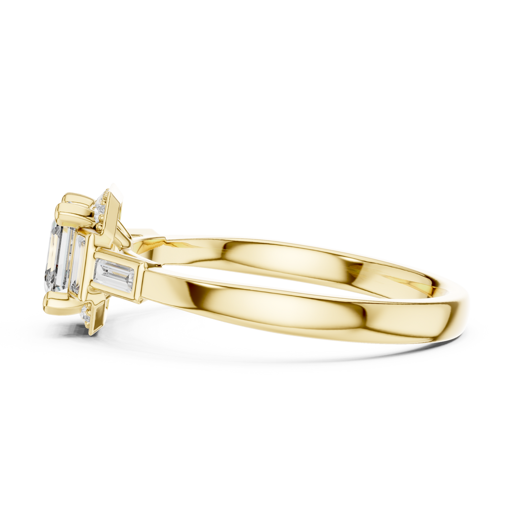 Timeless Gold Engagement Ring