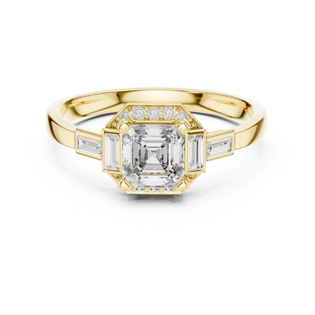 Timeless Gold Engagement Ring