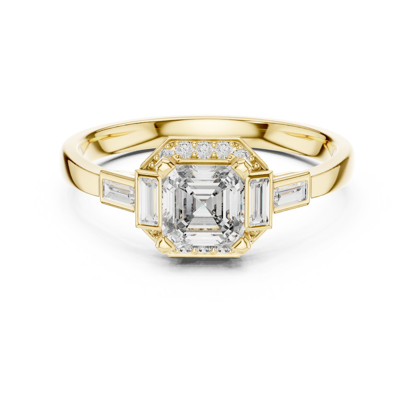 Timeless Gold Engagement Ring