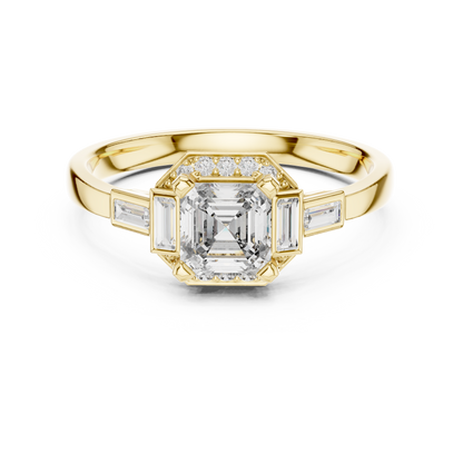 Timeless Gold Engagement Ring