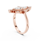 Designer Art Deco Engagement Ring