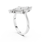 Designer Art Deco Engagement Ring