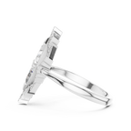 Designer Art Deco Engagement Ring