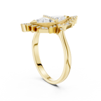 Designer Art Deco Engagement Ring