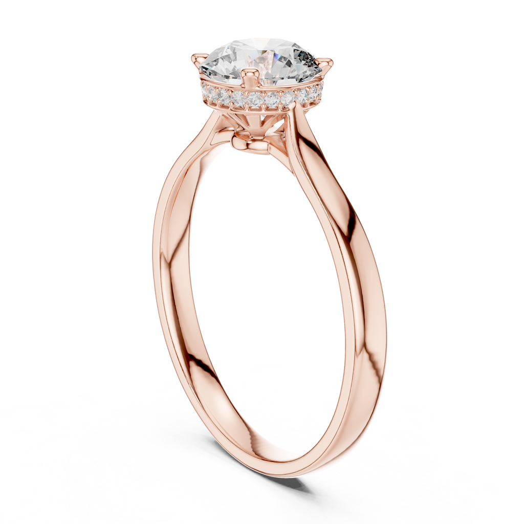 Timeless Round Cut Engagement Ring