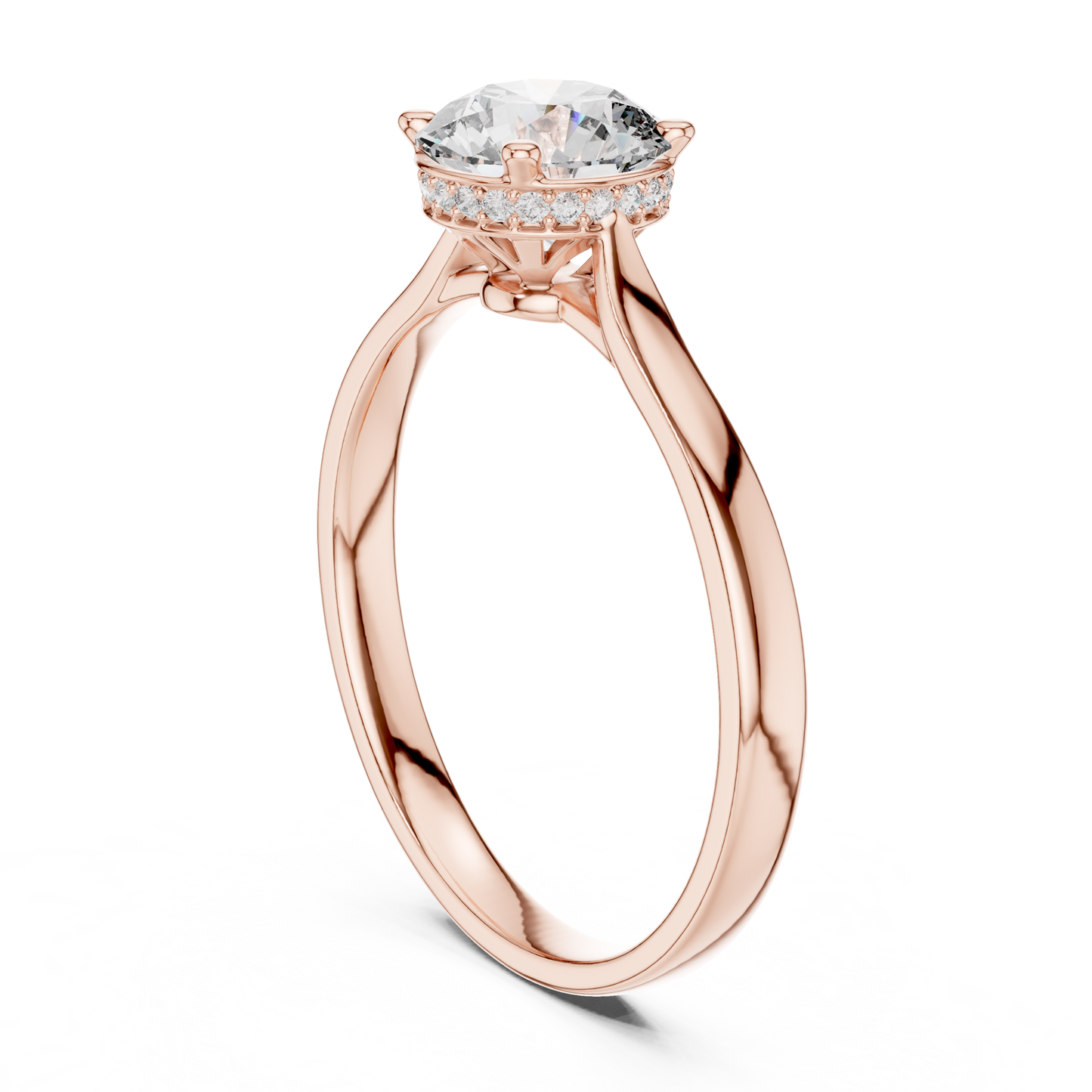 Timeless Round Cut Engagement Ring
