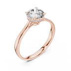 Timeless Round Cut Engagement Ring