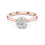 Timeless Round Cut Engagement Ring
