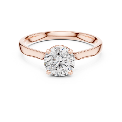 Timeless Round Cut Engagement Ring