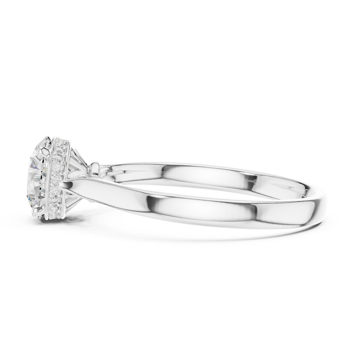 Timeless Round Cut Engagement Ring
