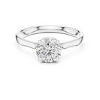 Timeless Round Cut Engagement Ring