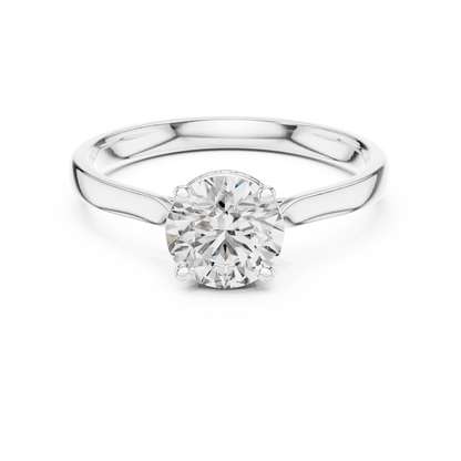 Timeless Round Cut Engagement Ring