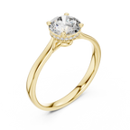 Timeless Round Cut Engagement Ring