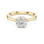 Timeless Round Cut Engagement Ring