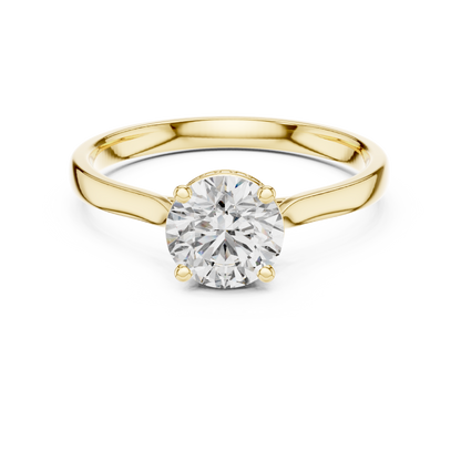 Timeless Round Cut Engagement Ring