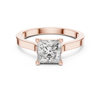 Princess Cut Solitaire Diamond Ring