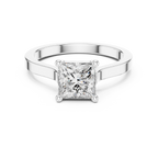 Princess Cut Solitaire Diamond Ring
