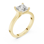 Princess Cut Solitaire Diamond Ring