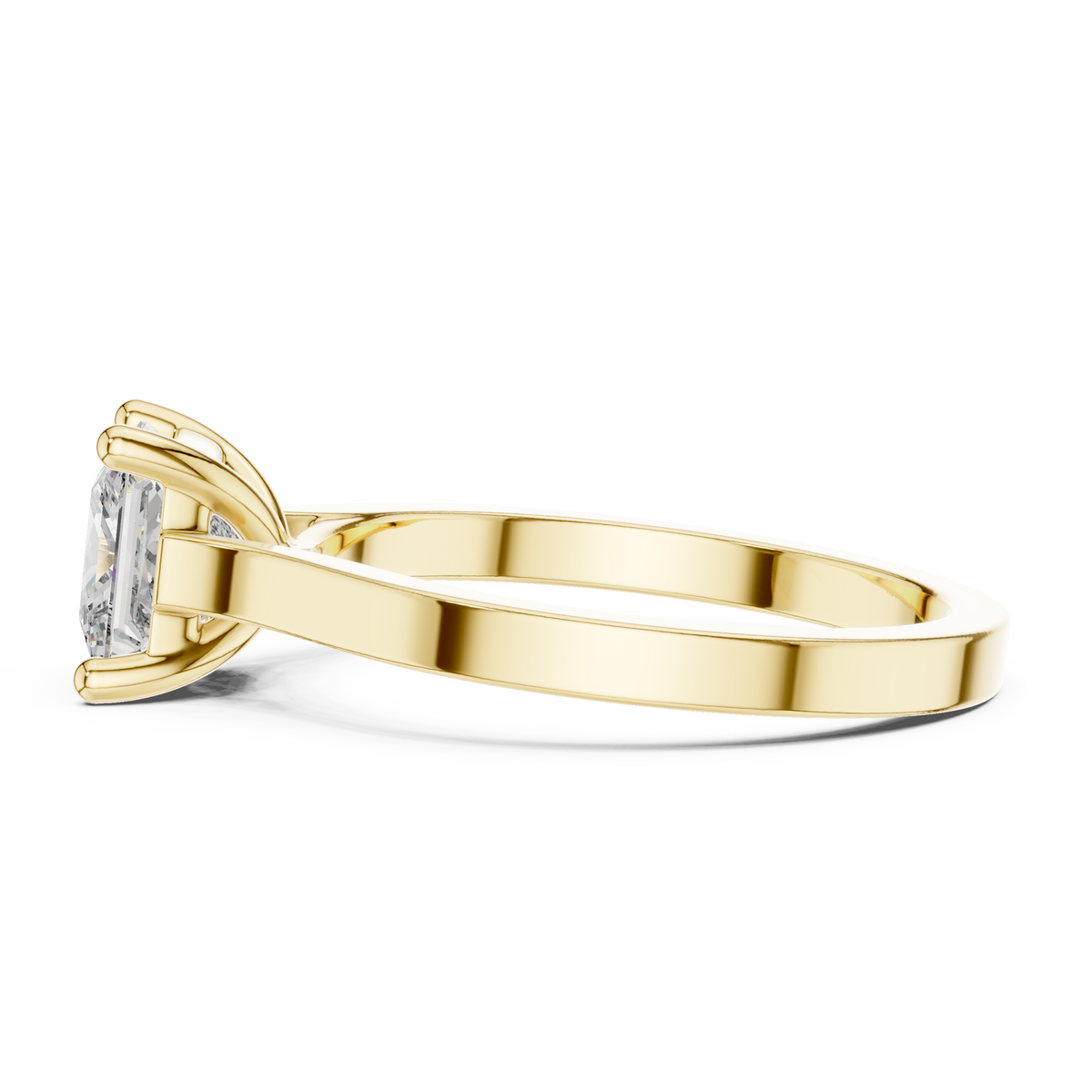 Princess Cut Solitaire Diamond Ring