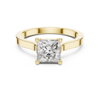 Princess Cut Solitaire Diamond Ring