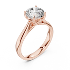 Luxe Round Cut Diamond Ring