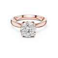Luxe Round Cut Diamond Ring