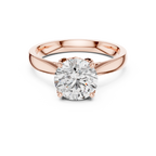 Luxe Round Cut Diamond Ring