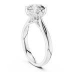 Luxe Round Cut Diamond Ring