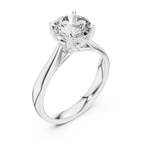 Luxe Round Cut Diamond Ring