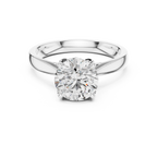 Luxe Round Cut Diamond Ring