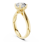 Luxe Round Cut Diamond Ring