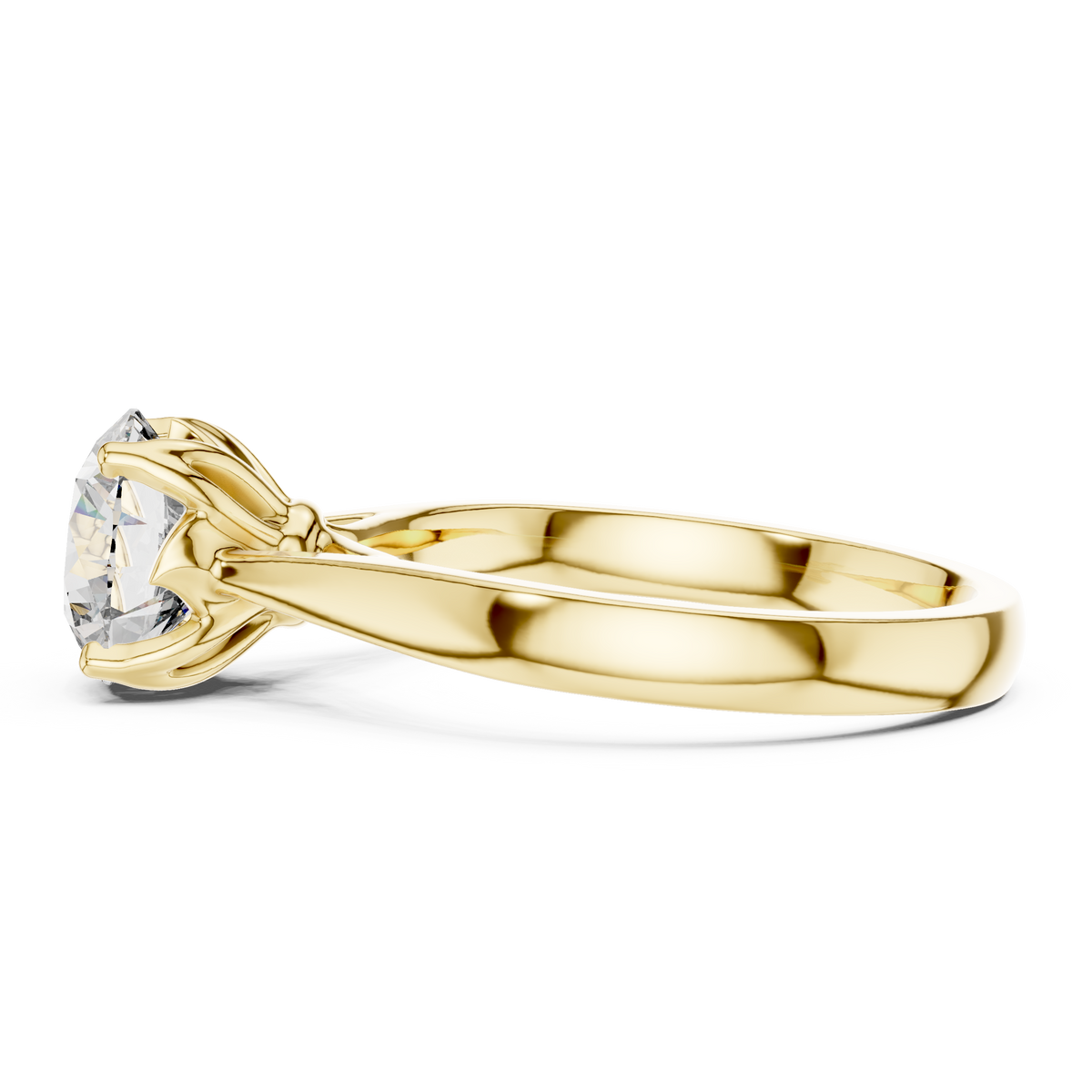 Luxe Round Cut Diamond Ring