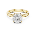 Luxe Round Cut Diamond Ring