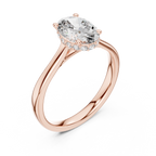 Minimalist Oval Engagement Ring