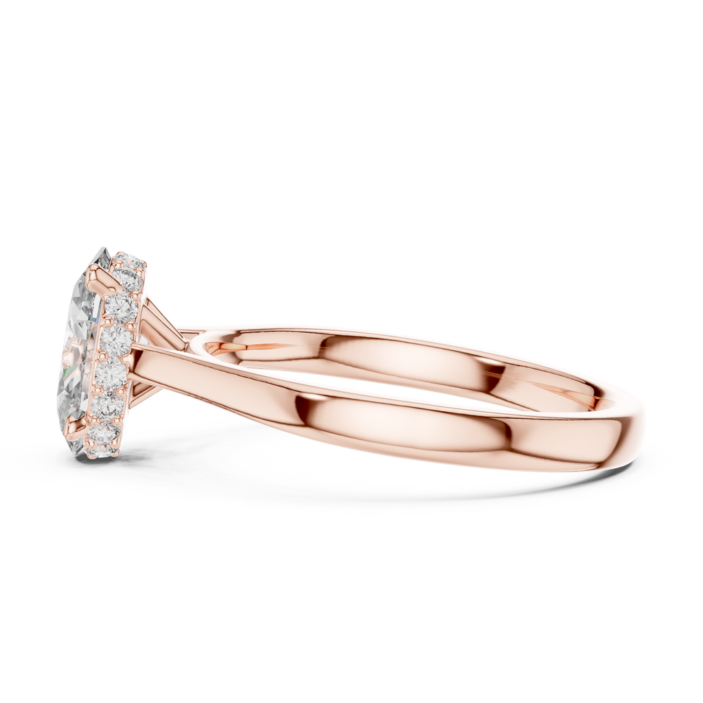 Minimalist Oval Engagement Ring